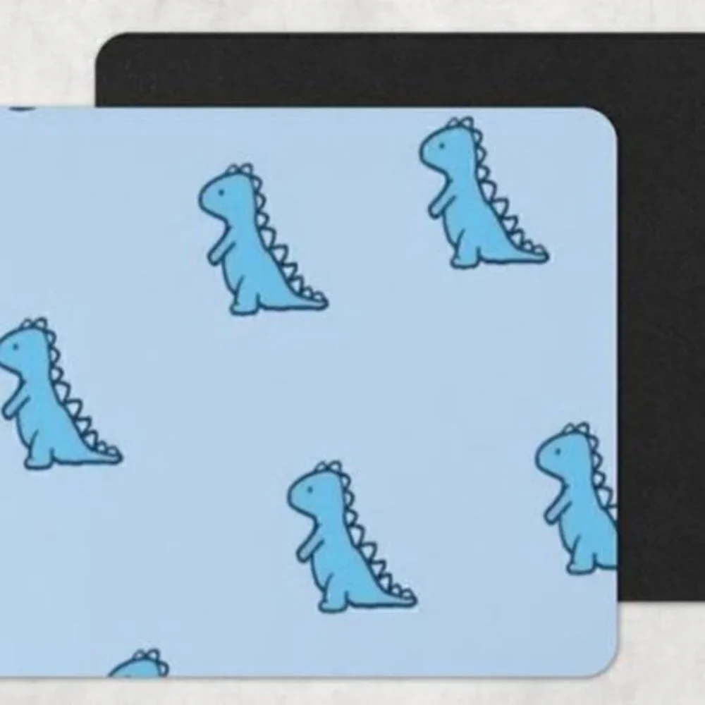 Blue Dinosaur Mouse Pad